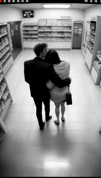 コンビニの防犯カメラより