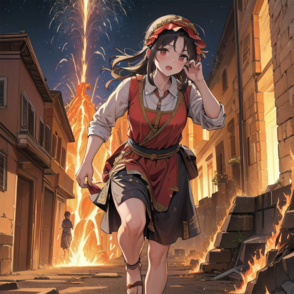 今日は「ポンペイ最後の日」らしい