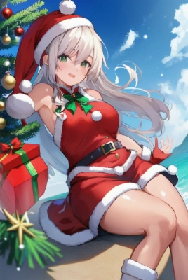 サマークリスマス@夏服サンタ可愛い！