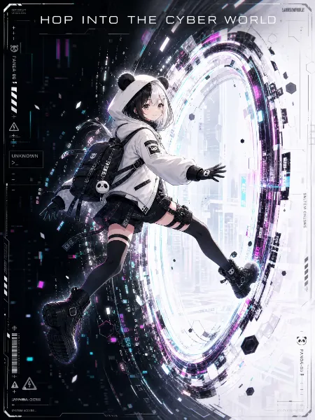HOP INTO THE CYBER WORLD