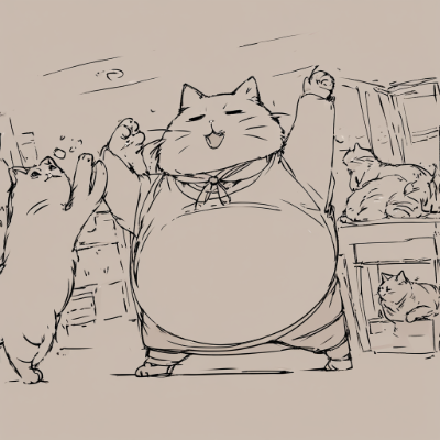 ダンス猫