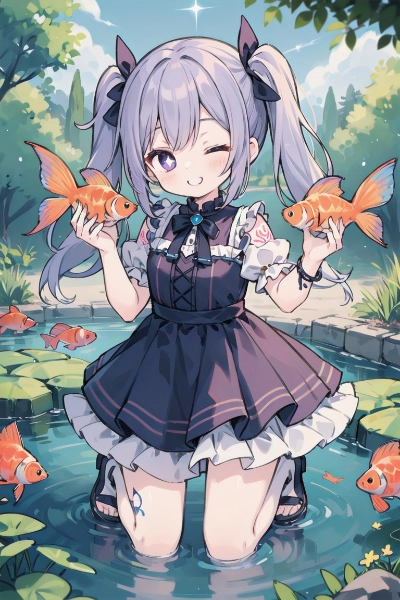 金魚の池を侵略