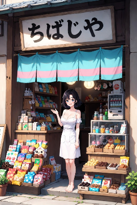 昭和レトロな駄菓子屋さん🥰初恋のお姉さん…