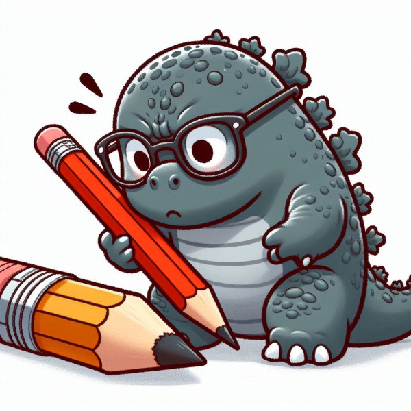 怪獣＋鉛筆　（14枚）