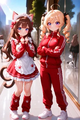 猫耳メイドのサムネイル