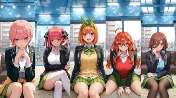 【五等分の花嫁】五つ子ちゃんMM号