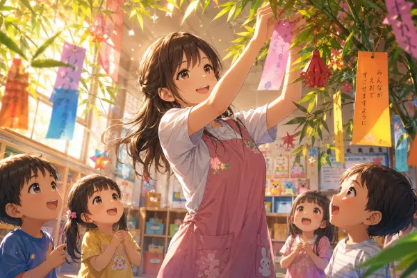 七夕の願いを空へ届ける瞬間