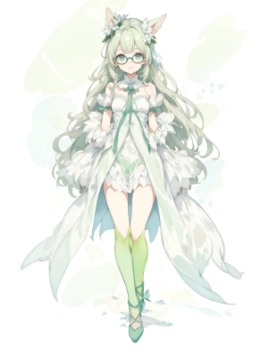 green glasses