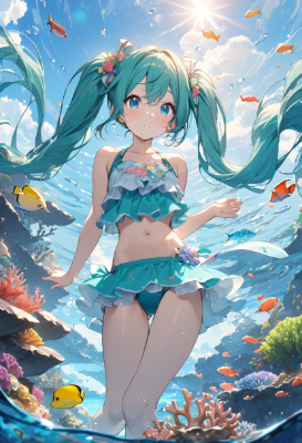 海の中のサニースマイル