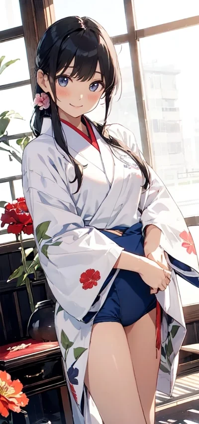 着物をブルマに着がえたら