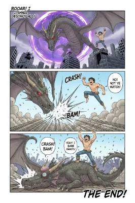 ドラゴンを倒す男