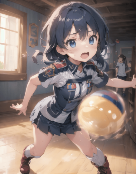 ミリタリーロリとドッジボール！３