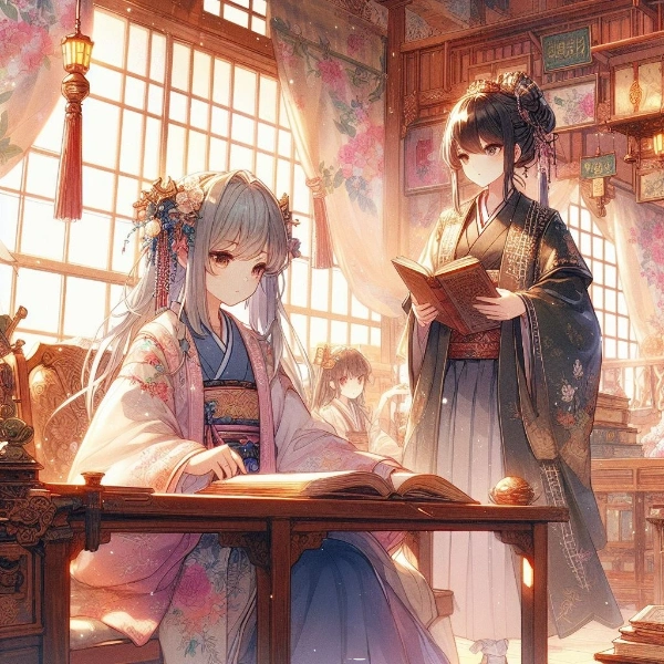 和風な生徒と女教師