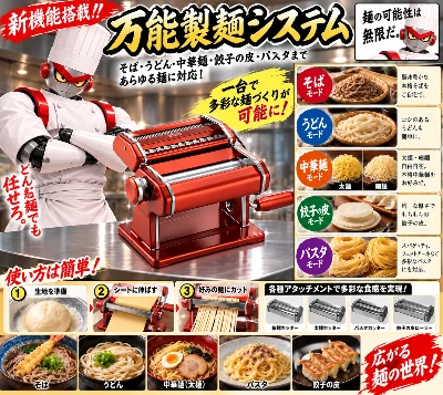 【令和革新】新機能追加刀削麺ロボ