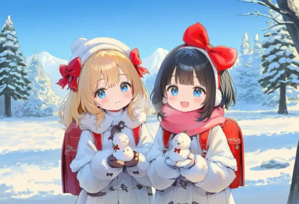 雪だるまだよー