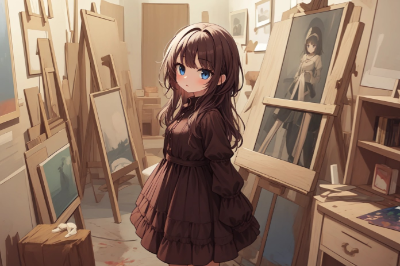 資材置き場で