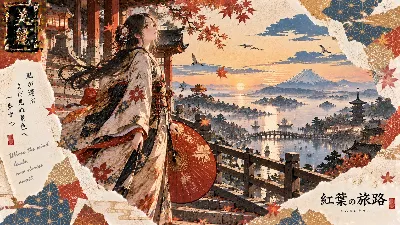 紅葉の風が運ぶ、未知の旅路