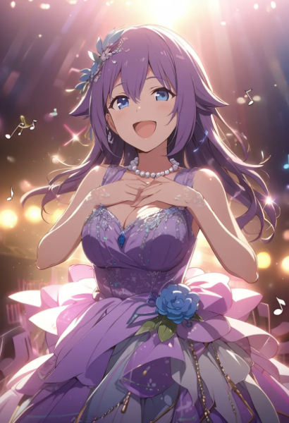 ステージの彼女