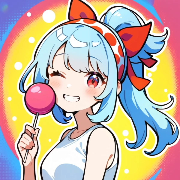 ポップなカチューシャ