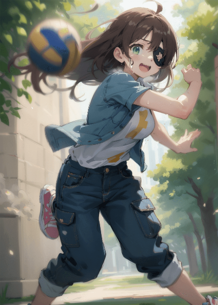 眼帯少女とドッジボール！