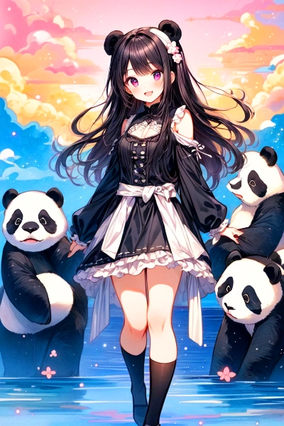 パンダと、ハイソックスなうちの子★