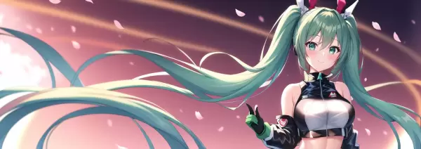 Racing Miku landscape