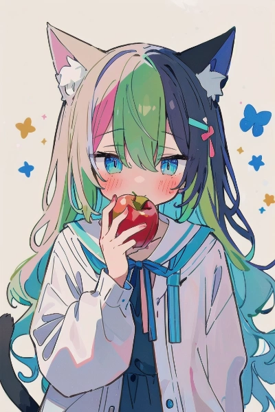 An apple