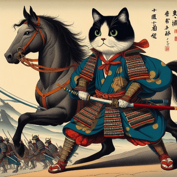 出陣！にゃんこ侍