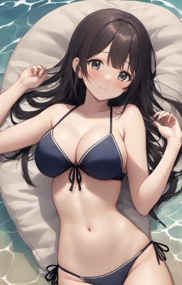 水着（横になっている）