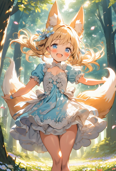 木漏れ日の下で