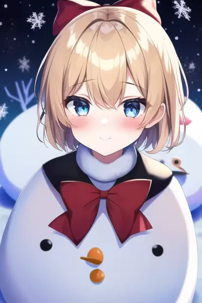 うちの子雪だるま
