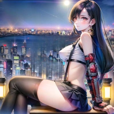 ティファは２種のテイストでパンチラ