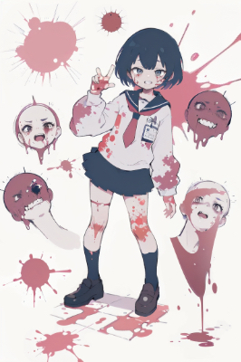 狂気のセーラー服💀