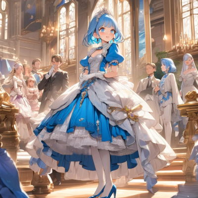 公務中のお姫様