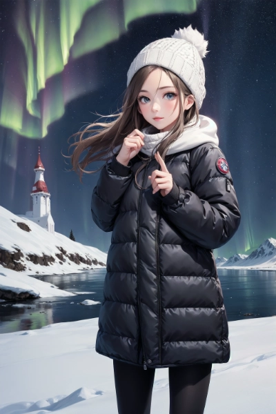 Alaska winter down jacket