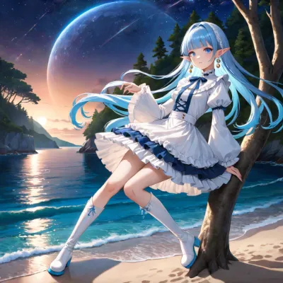 異世界の夜