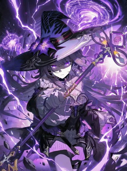 ゾーンに入って魔法攻撃するカッコいいマダム・ヘルタ