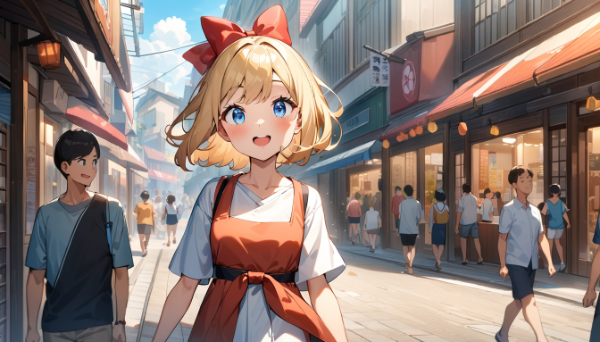 休みの日だと人がいっぱいいるねー