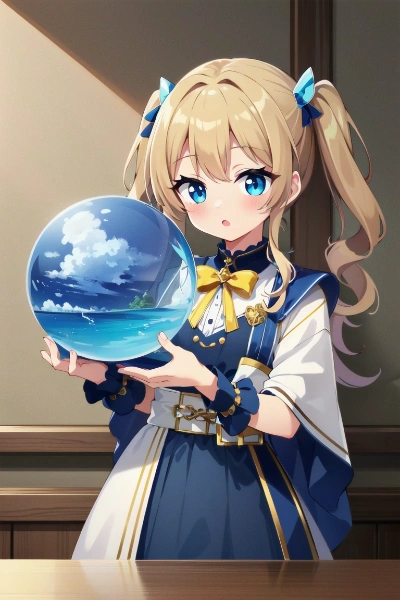 ビー玉？…水晶玉かなぁ、うん。