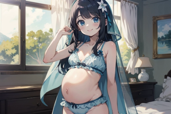 妊婦少女