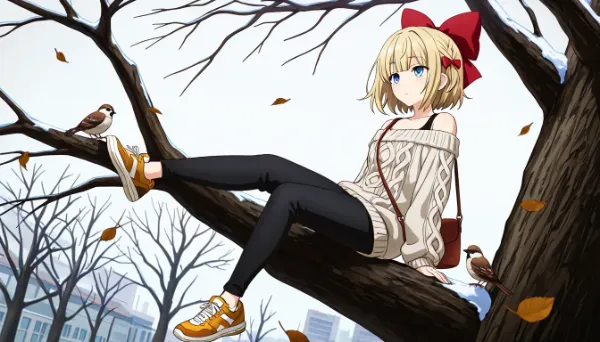 木に登ったけど・・・