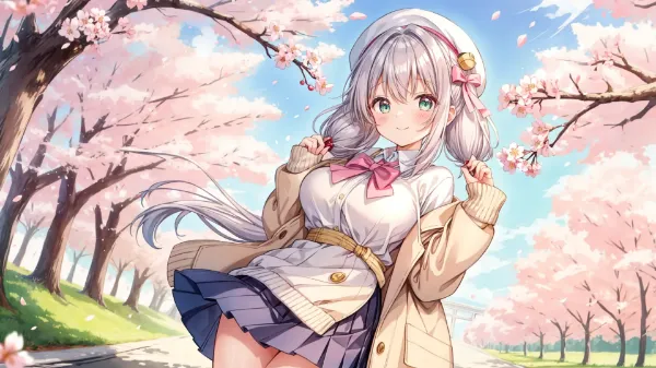 桜舞う春風に包まれて