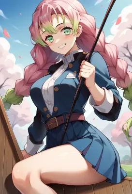 女王様な甘露寺蜜璃（鬼滅の刃）