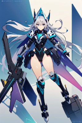 メカスーツ女