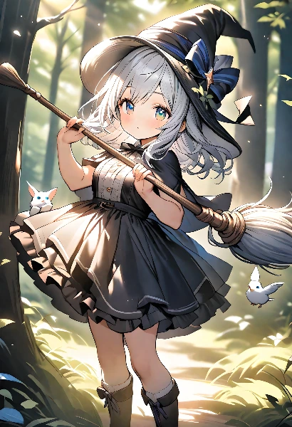 魔女見習いの少女