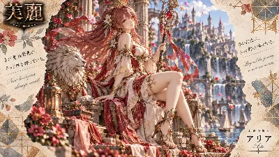白獅子の傍らで 紅蓮の旅人