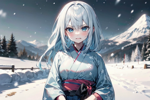 怒った雪女