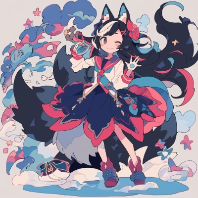 どう見ても狐，It looks like a fox.
