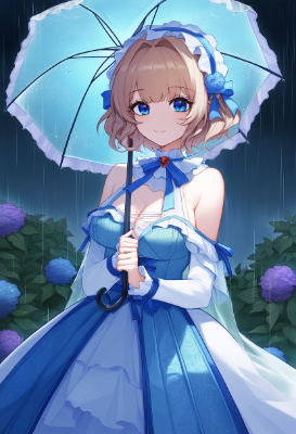 雨と紫陽花