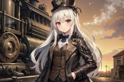 スチームパンク風　彼女